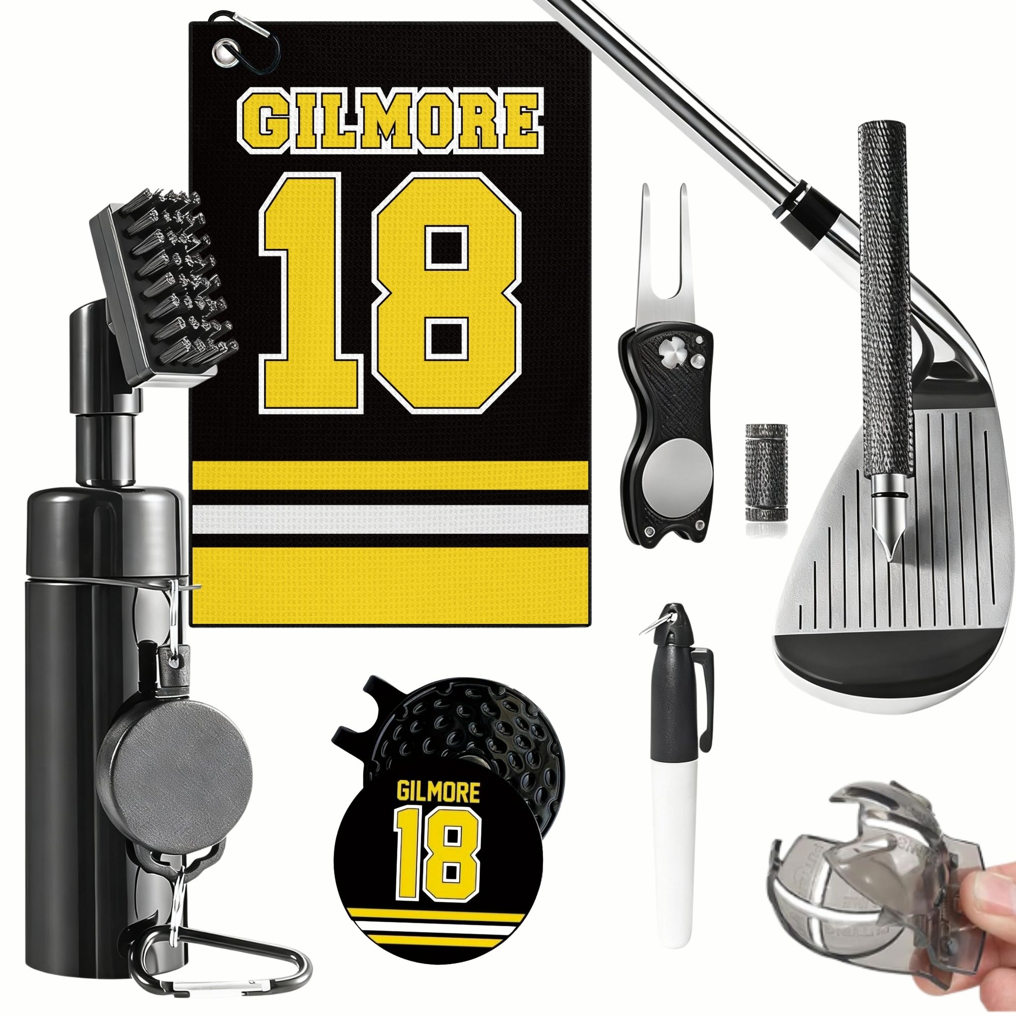 Divot Repair Tool - Kit de nettoyage complet pour clubs