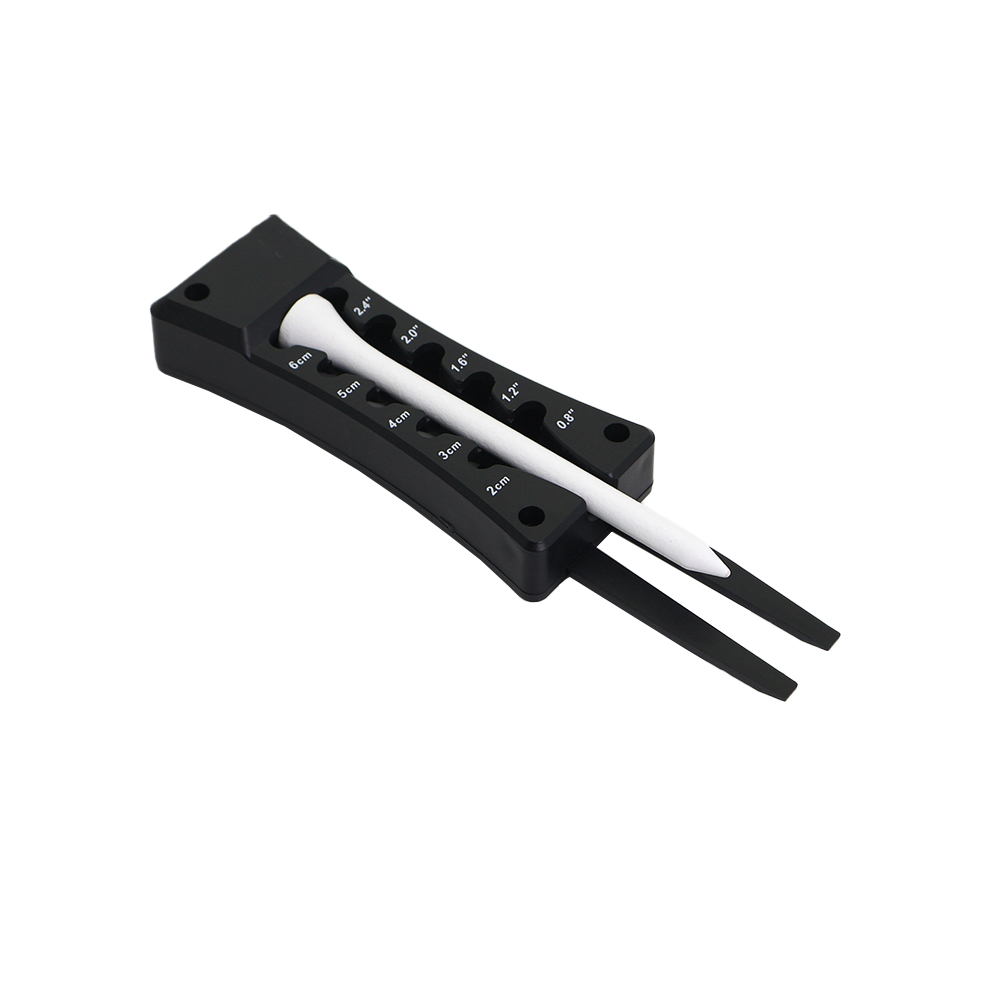 Divot Repair Tool - Outil de golf noir 3 en