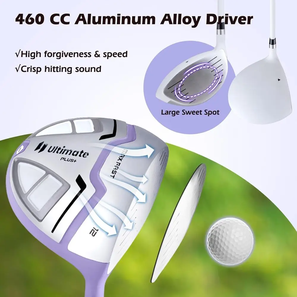 Ensemble de clubs de golf pour - Driver Golf Titanium avis et prix