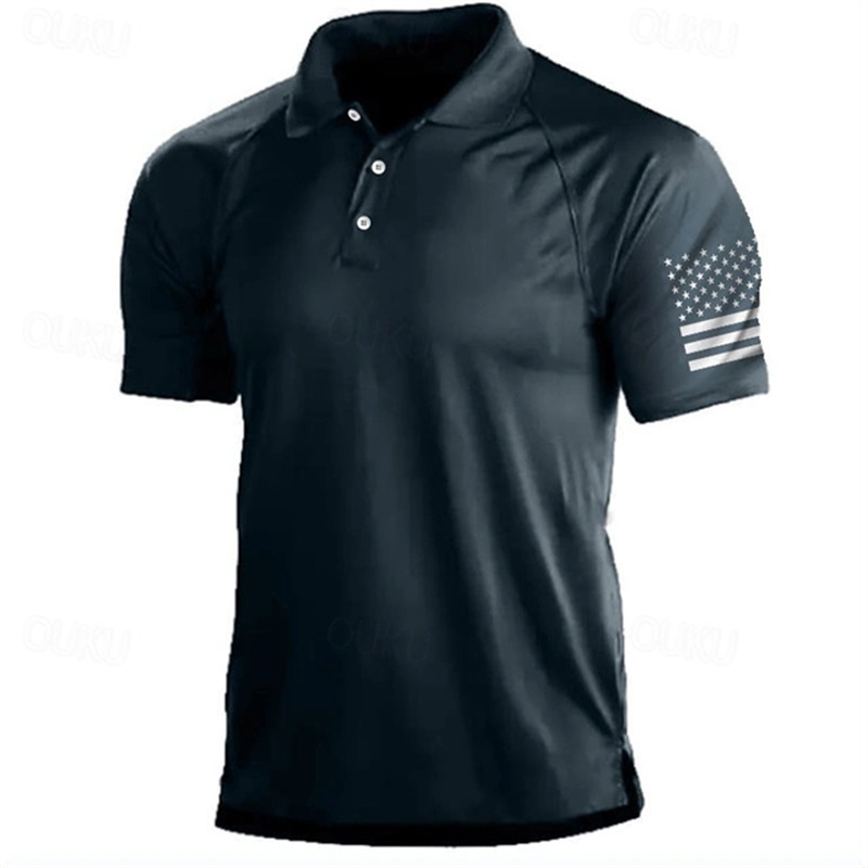 Polo à motif de drapeau améric - Golf Equipment Rental avis et prix