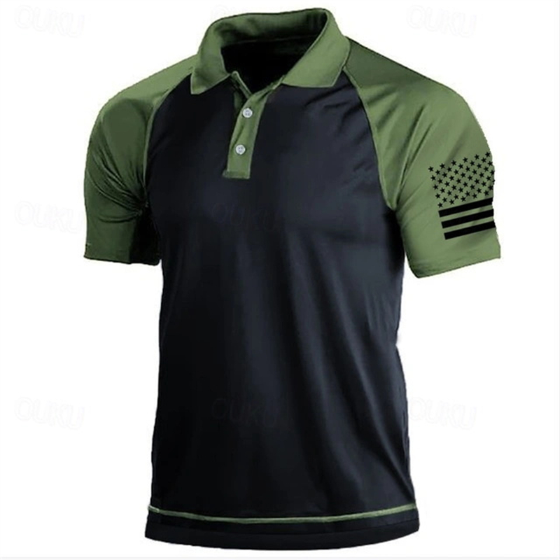 Polo à motif de drapeau améric - Golf Equipment Rental avis et prix